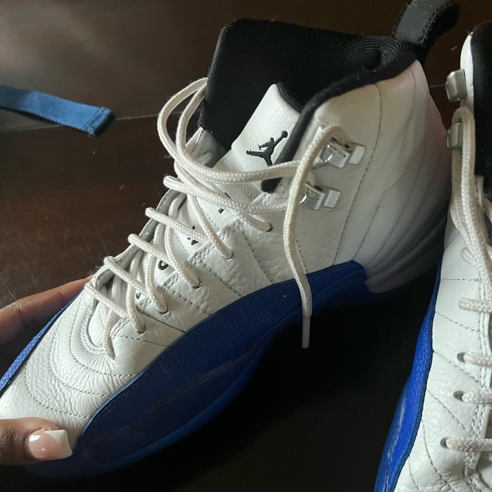 Jordan White and Black Sneakers